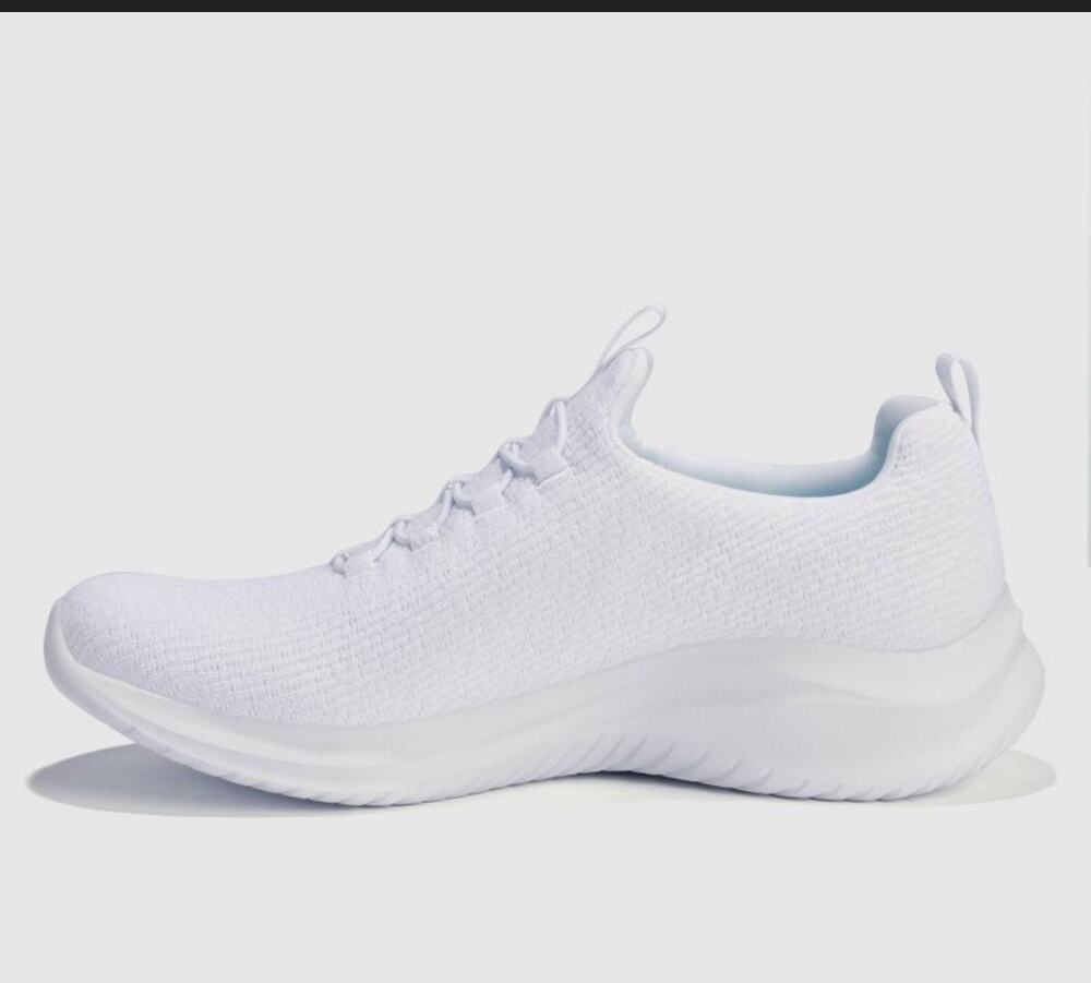 S Sport By Skechers Womenβs Charlize 2.0 Slip on Sneakers-White-Size 8